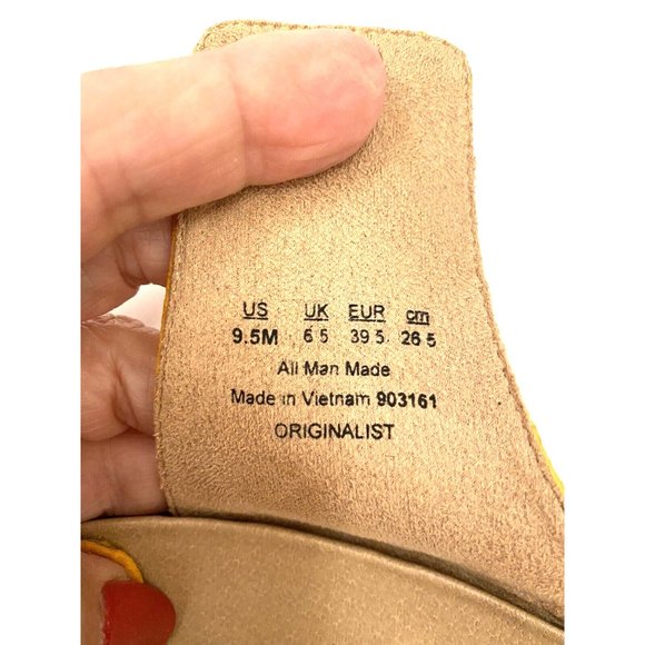 Dr. Scholl's Women's Originalist Slide Sandal Gold Yellow Size 9.5 M - Picture 5 of 7